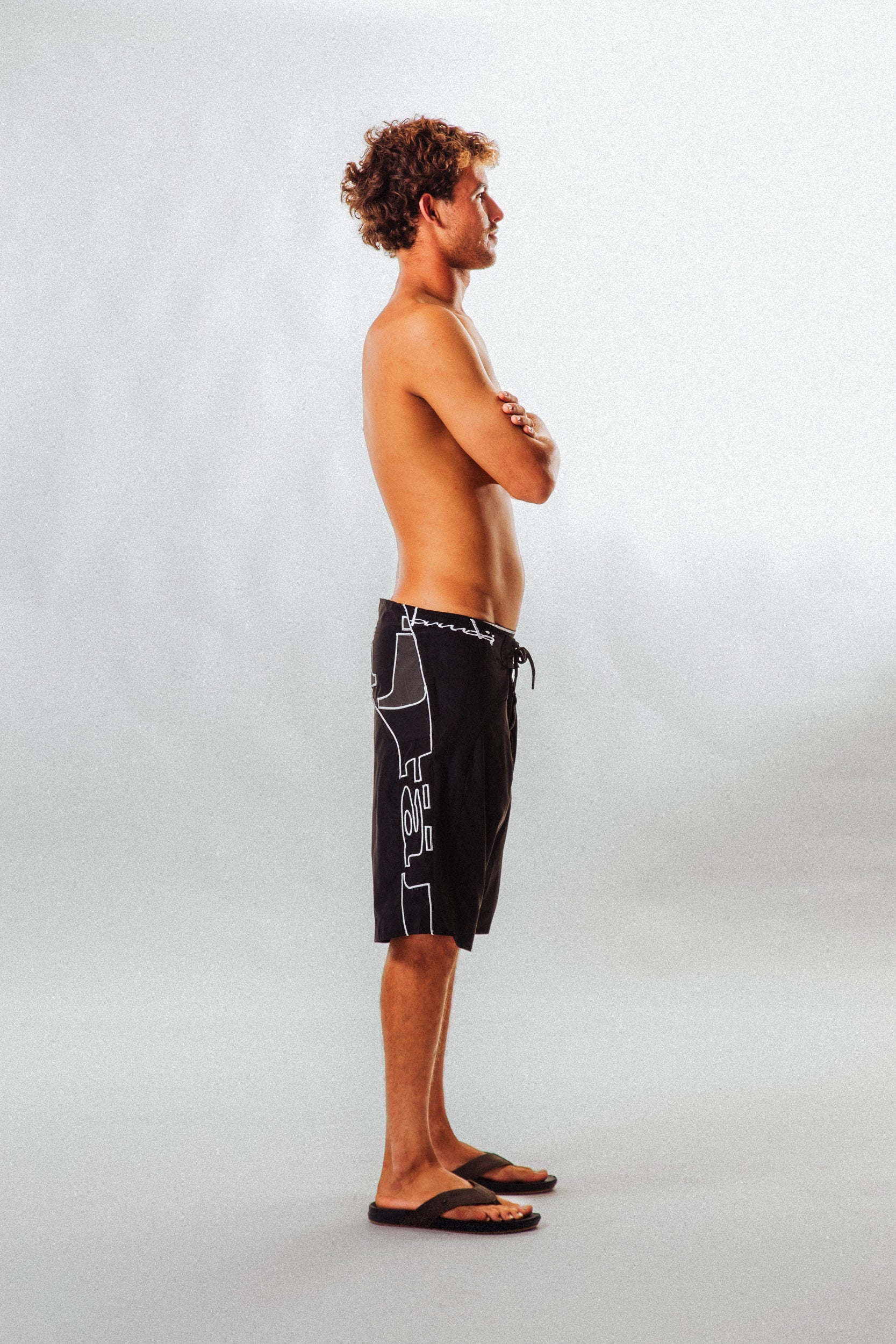 Bermuda Black/Grey Board Short
